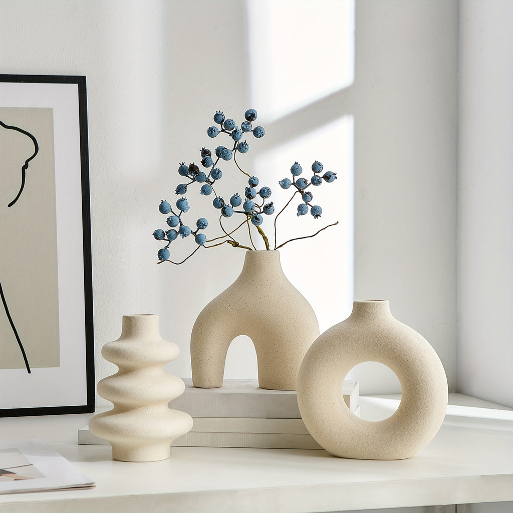 Contemporary Ceramic Vase Set