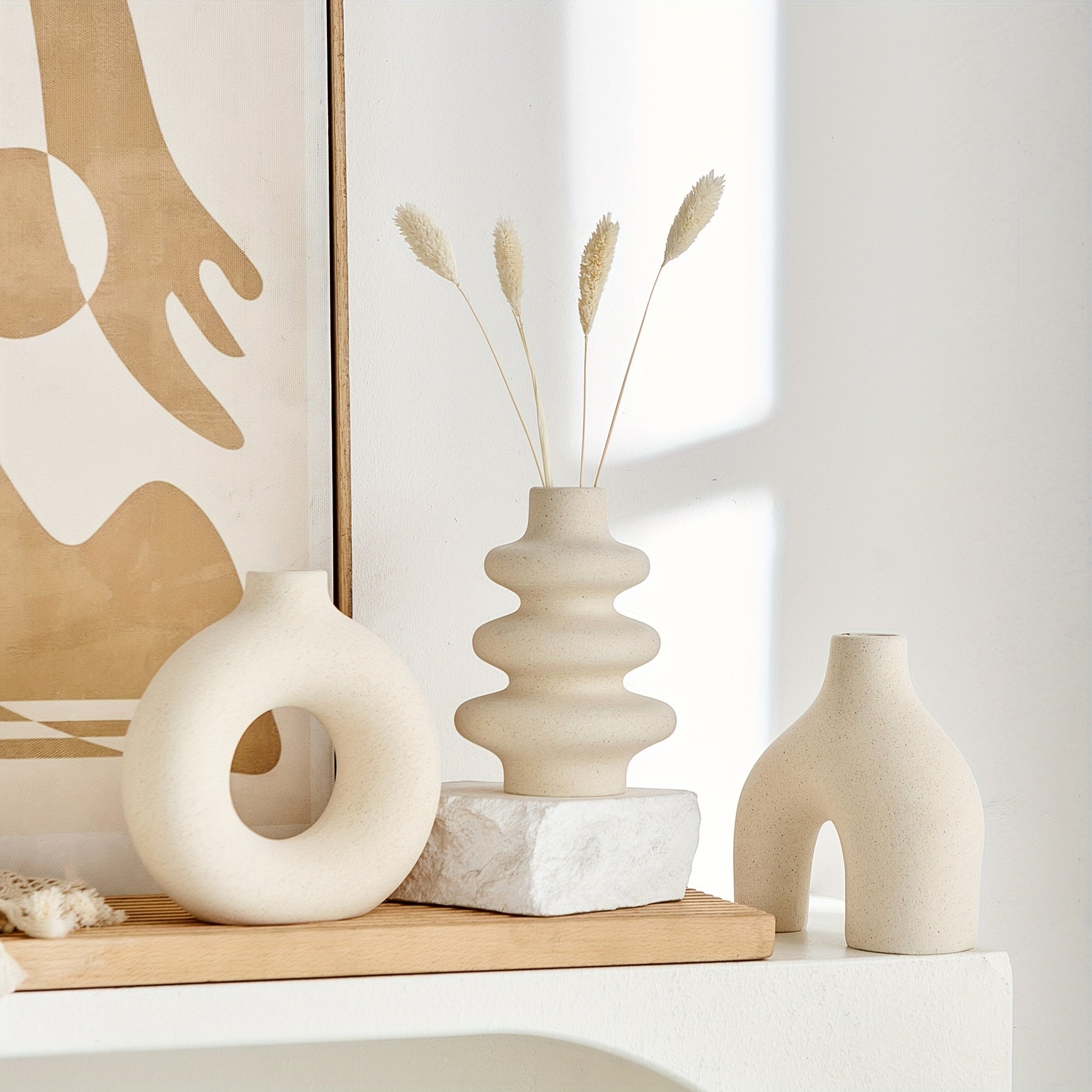 Contemporary Ceramic Vase Set