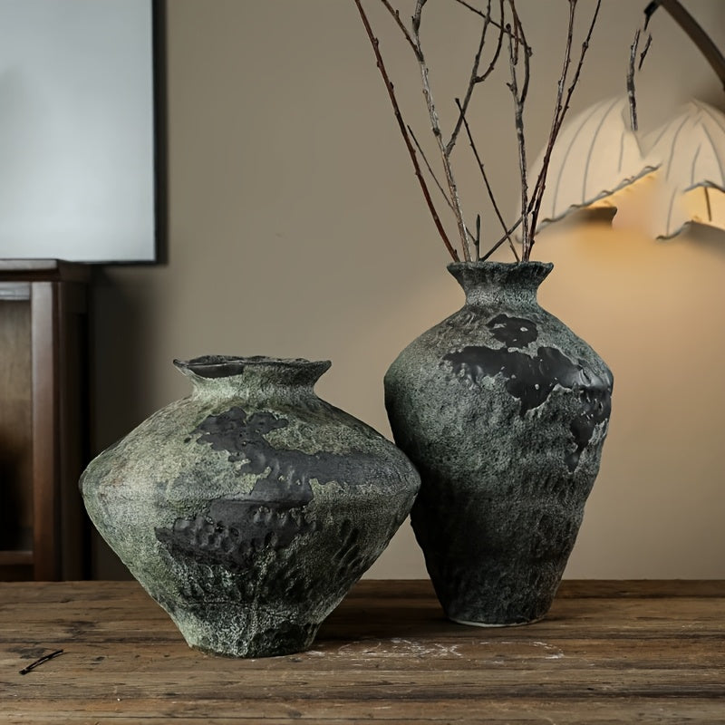 Ceramic Vase - Vintage Bronze Color