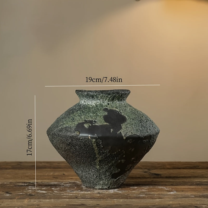 Ceramic Vase - Vintage Bronze Color