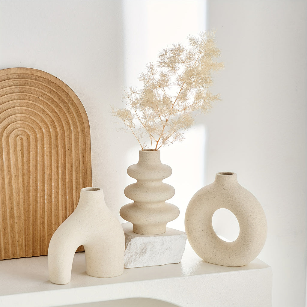 Contemporary Ceramic Vase Set