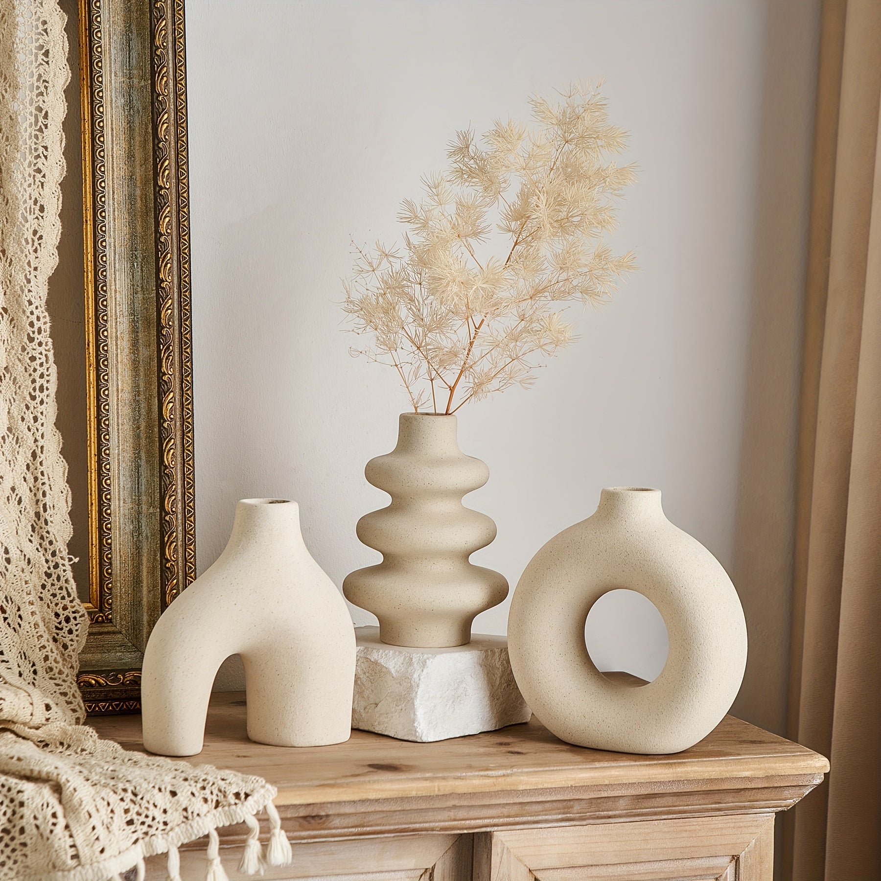 Contemporary Ceramic Vase Set