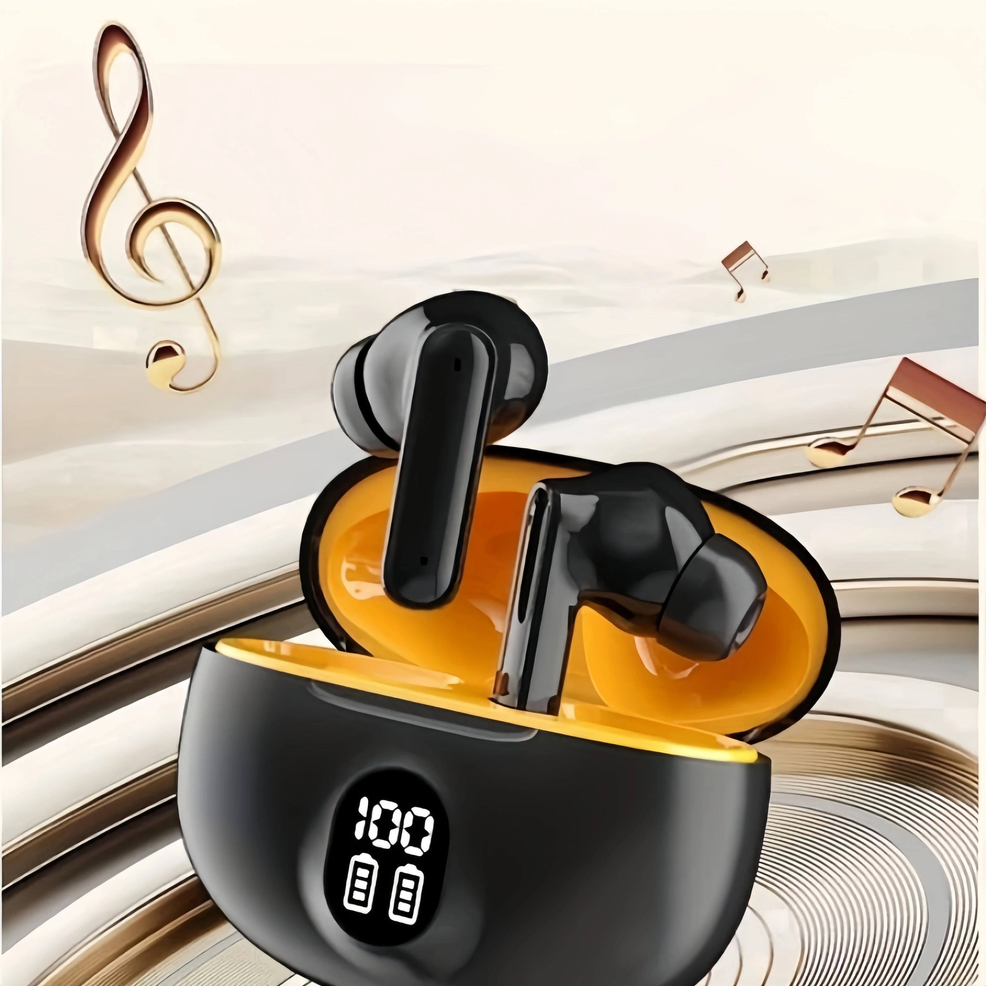 S510 TWS Wireless Headphones LED Power