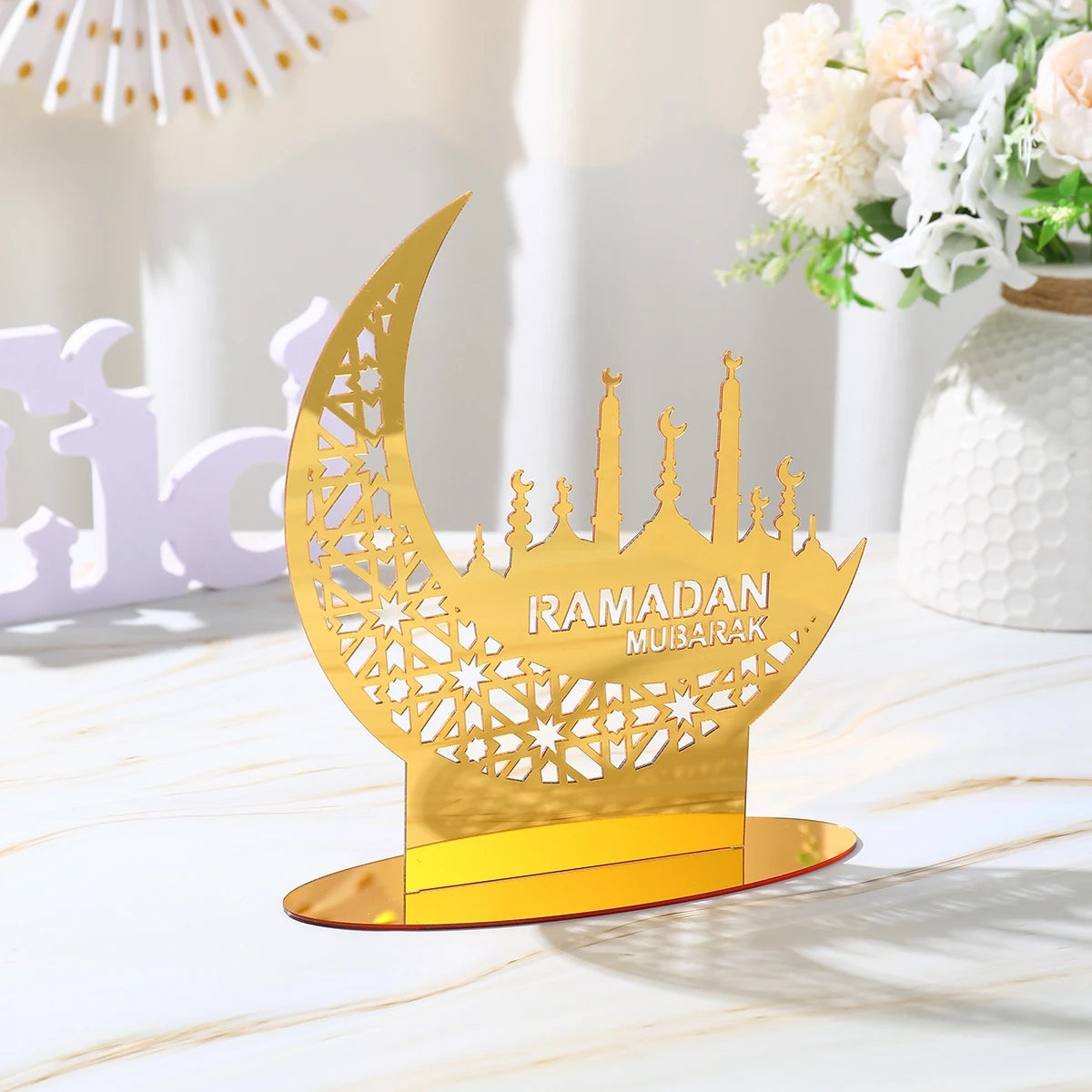 Ramadan Tray Table Centerpieces Plate