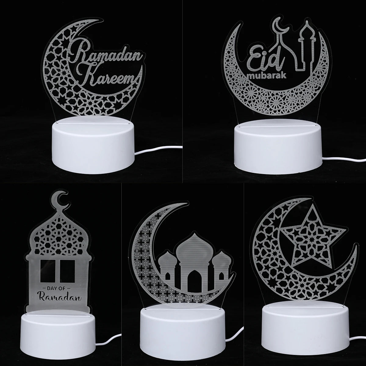 Eid Mubarak 3D Led Lamp