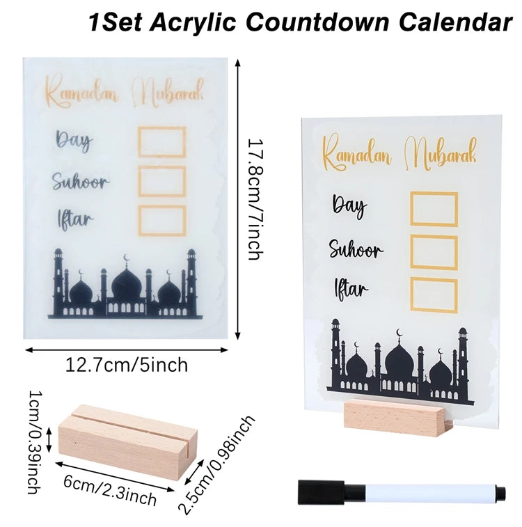 Ramadan Countdown Calendar