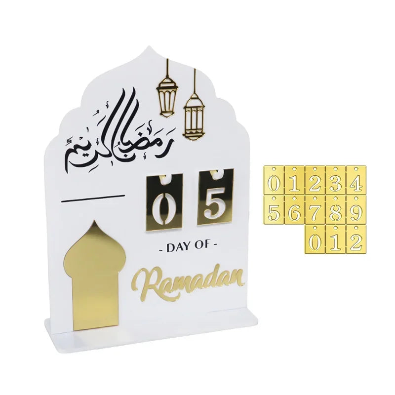 Acrylic Ramadan Countdown Calendar