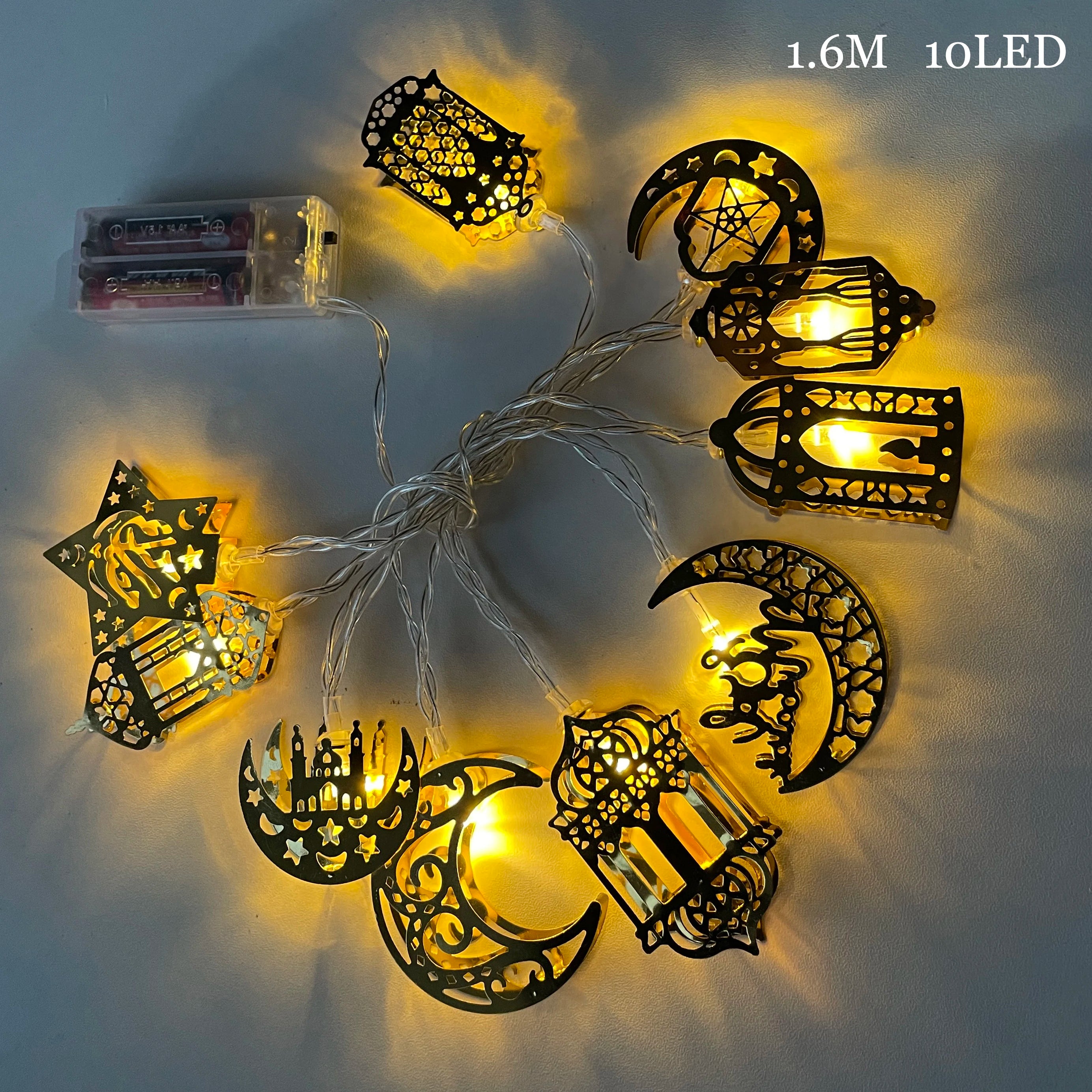 EID Mubarak Moon Star LED