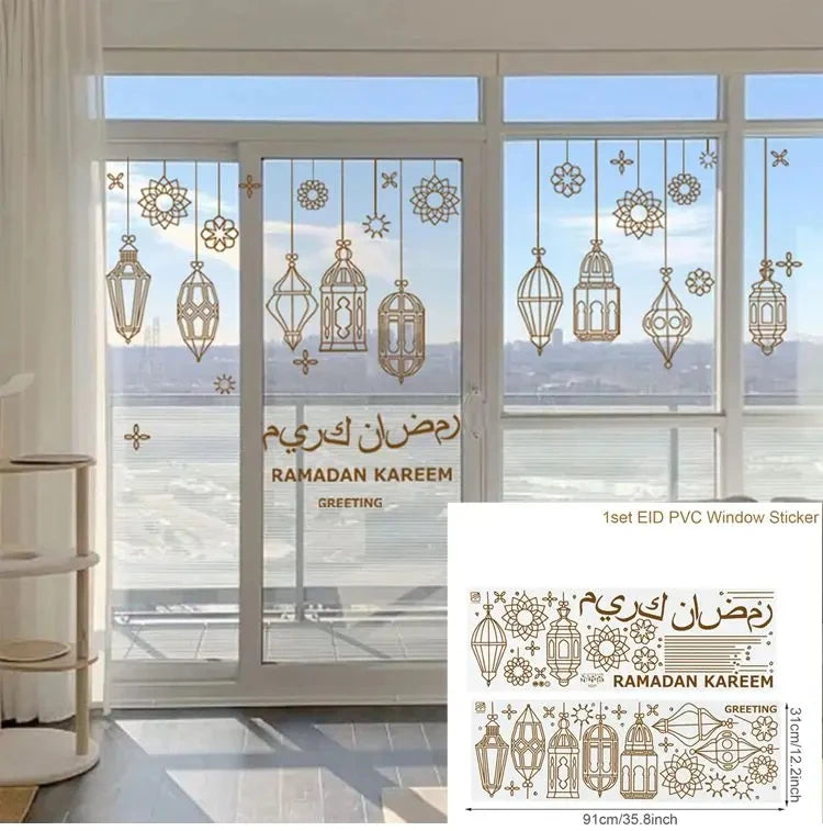 Eid, Ramadan Window Stickers  Decoration