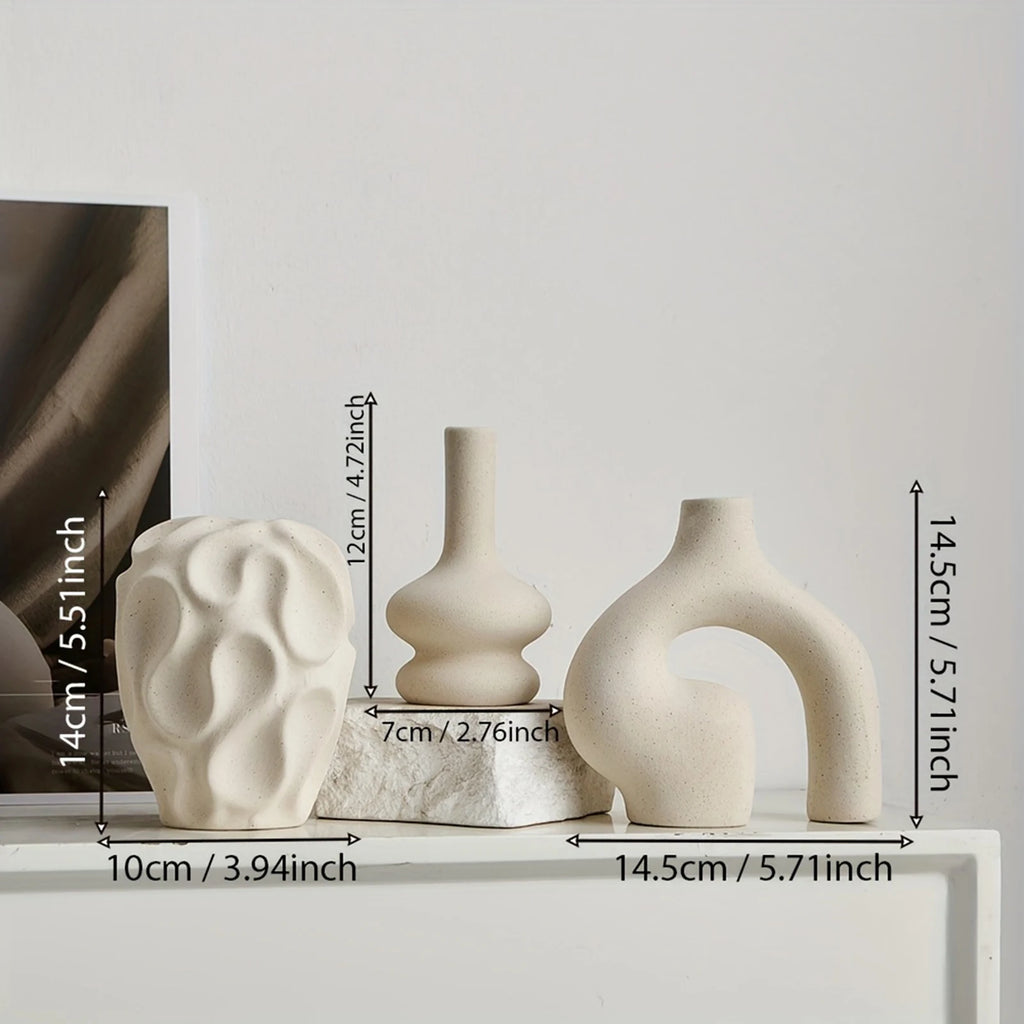 Bohemian Ceramic Vase Set