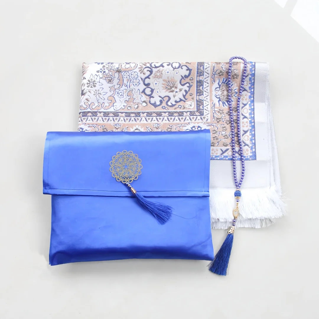 Muslim Prayer Rug and Beads