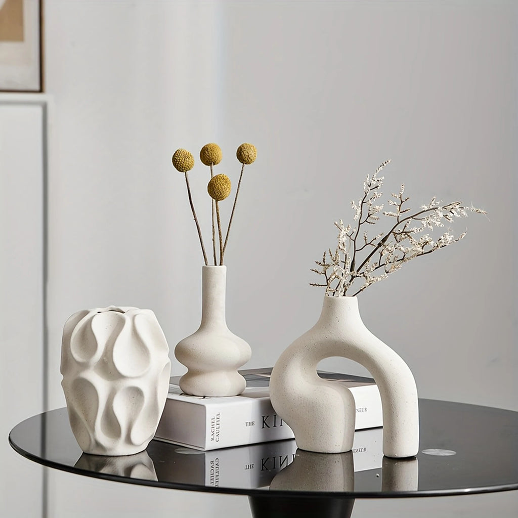 Bohemian Ceramic Vase Set