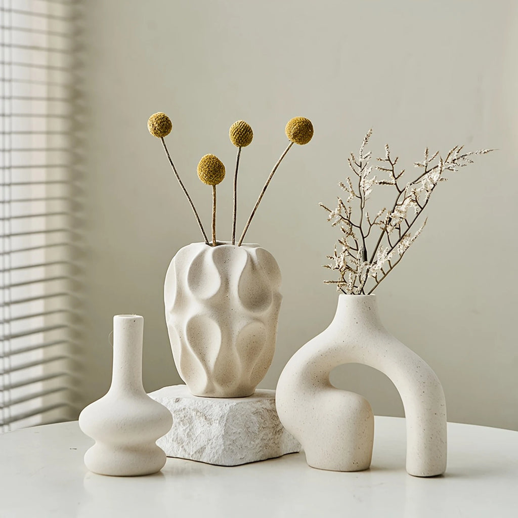 Bohemian Ceramic Vase Set