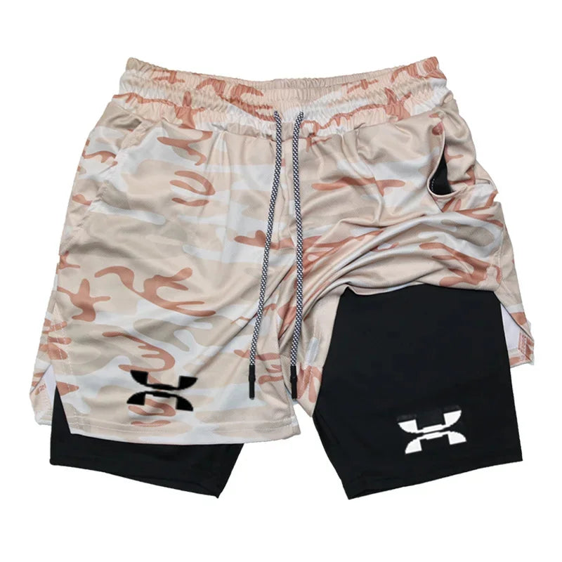 Men's Sports Shorts 2 In 1
