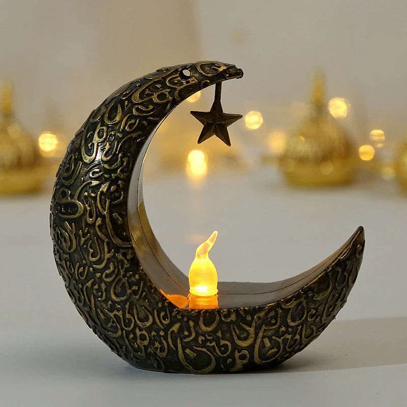 Led Candlestick Star Moon Light