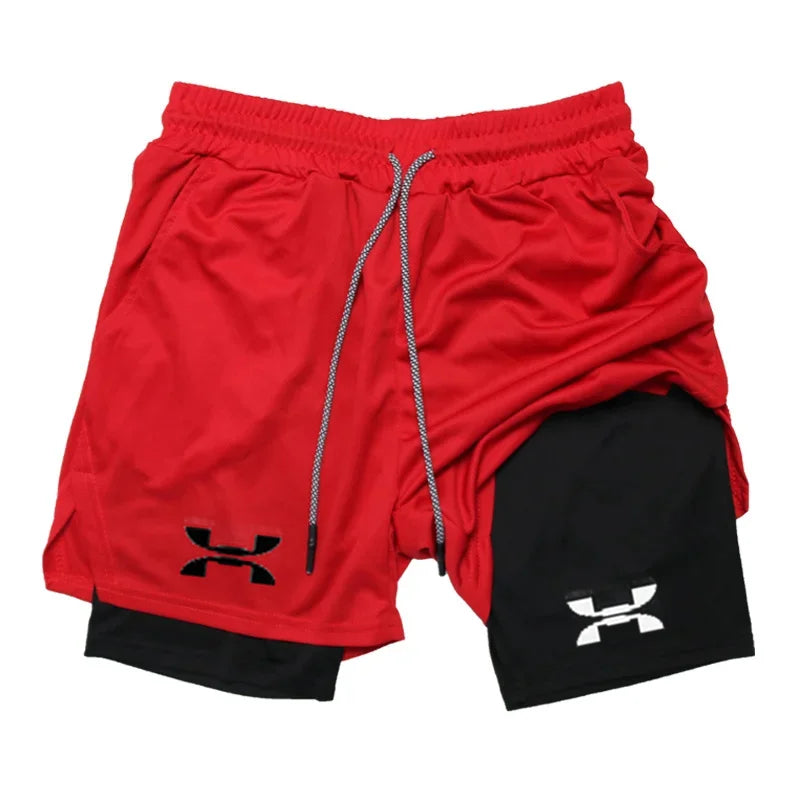 Men's Sports Shorts 2 In 1