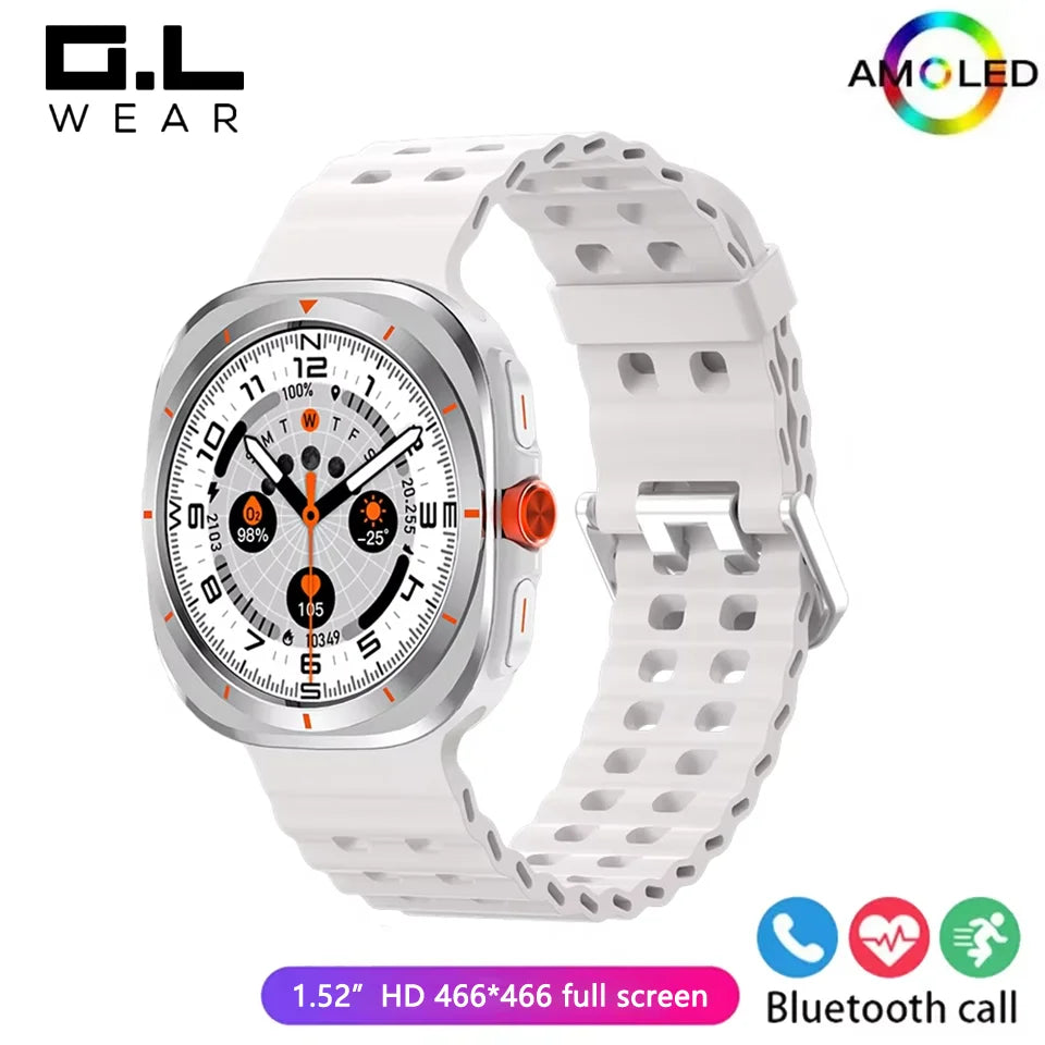 G.L Wear Smartwatch for Men Heart Rate Monitoring Calling Fitness Tracking Pedometer Men's Smartwatch