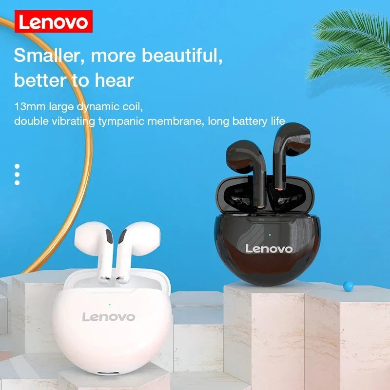 Lenovo HT38 TWS Bluetooth Earphone Mini Earbuds with Mic for  Sport 9D Stere