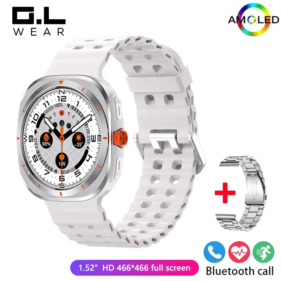 G.L Wear Smartwatch for Men Heart Rate Monitoring Calling Fitness Tracking Pedometer Men's Smartwatch