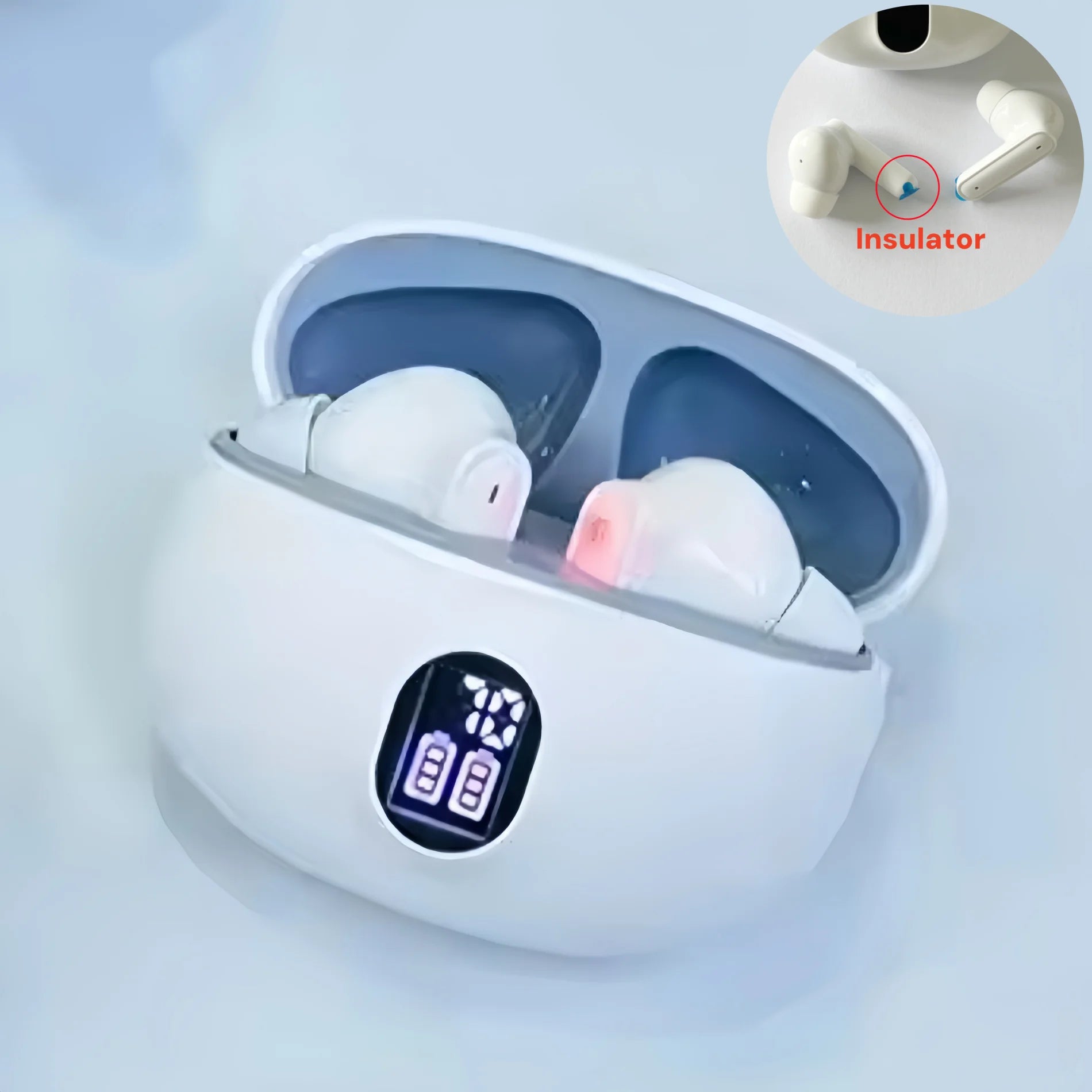 S510 TWS Wireless Headphones LED Power