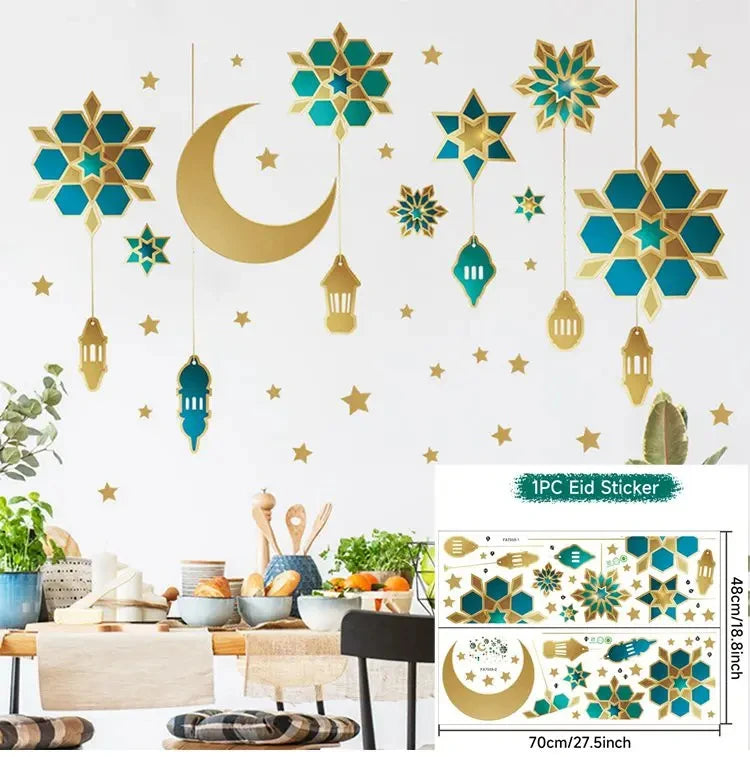 Eid, Ramadan Window Stickers  Decoration