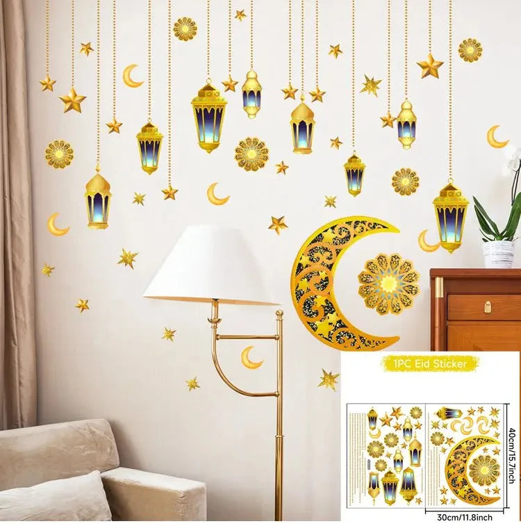 Eid, Ramadan Window Stickers  Decoration