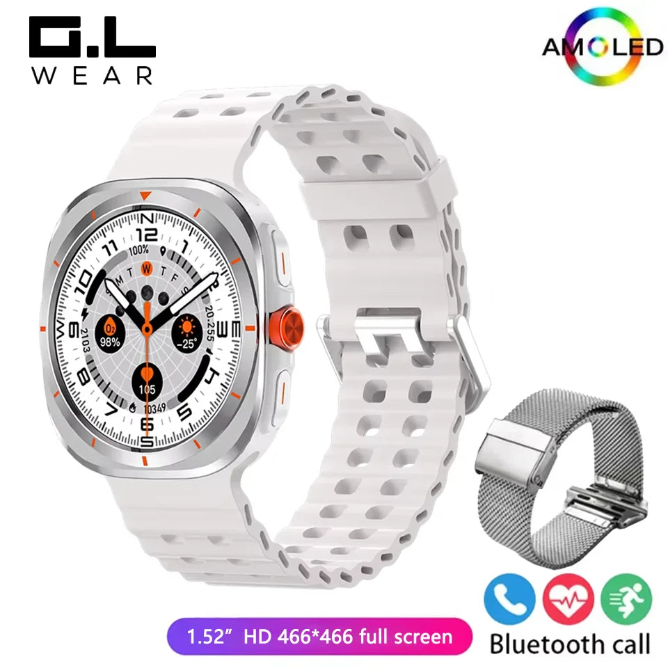 G.L Wear Smartwatch for Men Heart Rate Monitoring Calling Fitness Tracking Pedometer Men's Smartwatch
