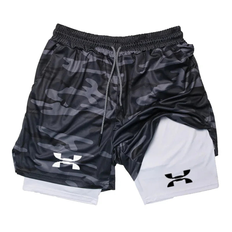 Men's Sports Shorts 2 In 1