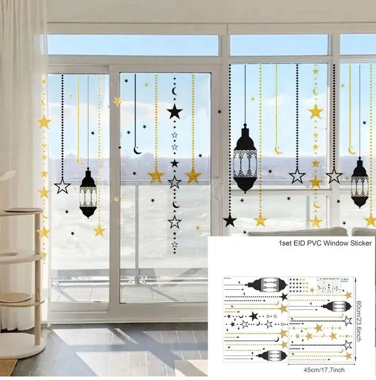 Eid, Ramadan Window Stickers  Decoration