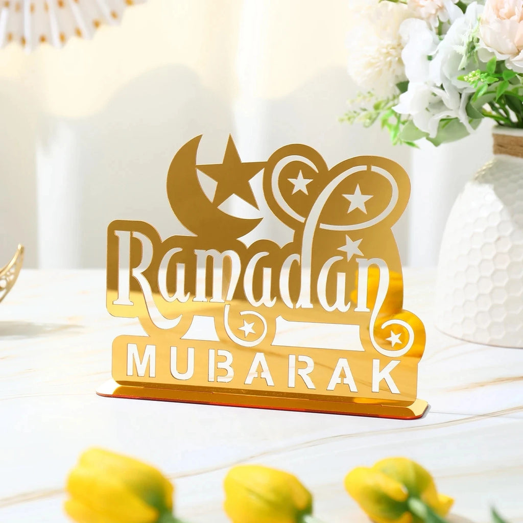 Ramadan Tray Table Centerpieces Plate