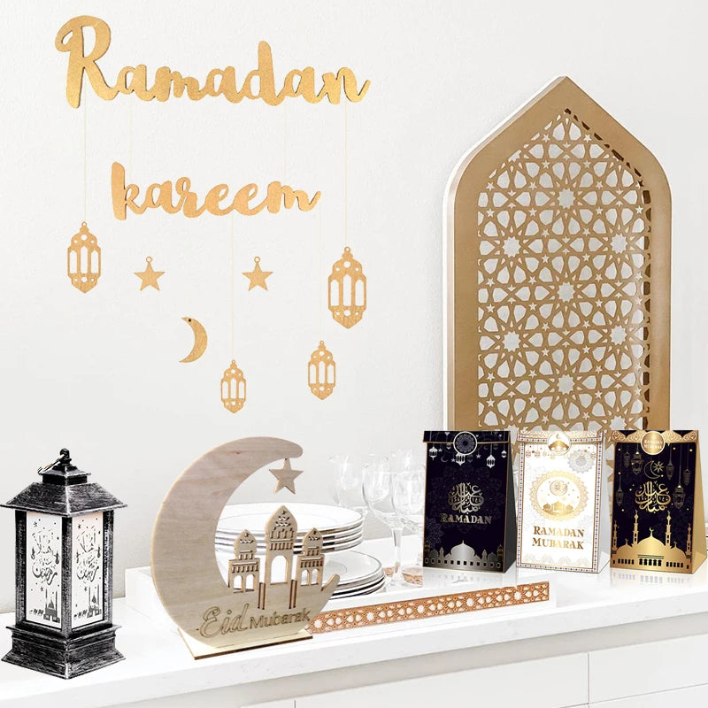 Ramadan Kareem Hanging Wooden Sign