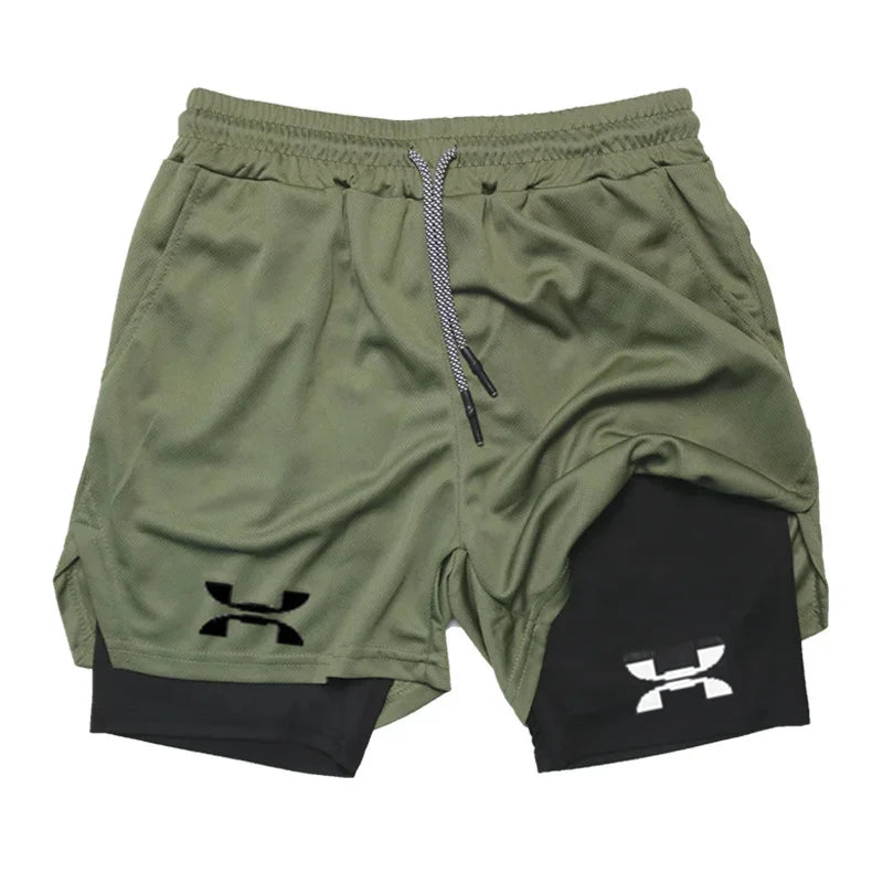 Men's Sports Shorts 2 In 1