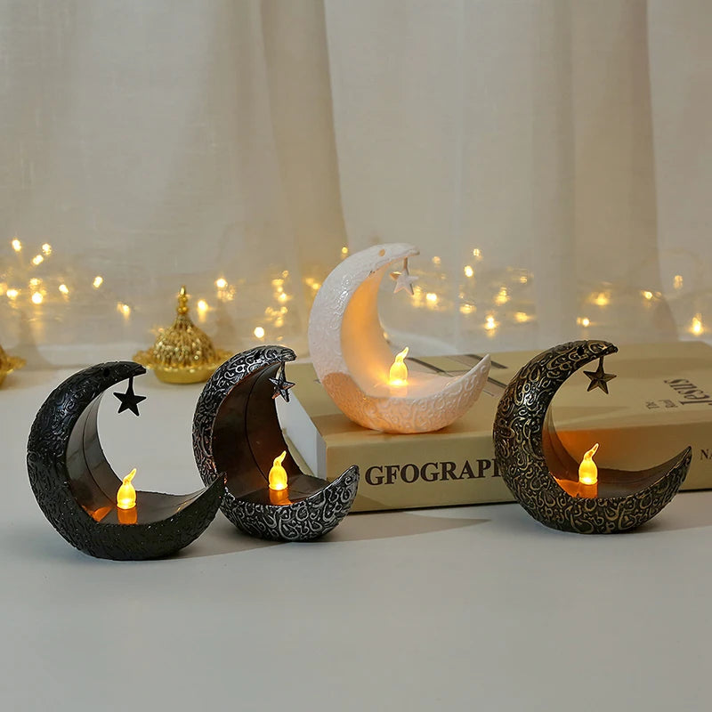 Led Candlestick Star Moon Light