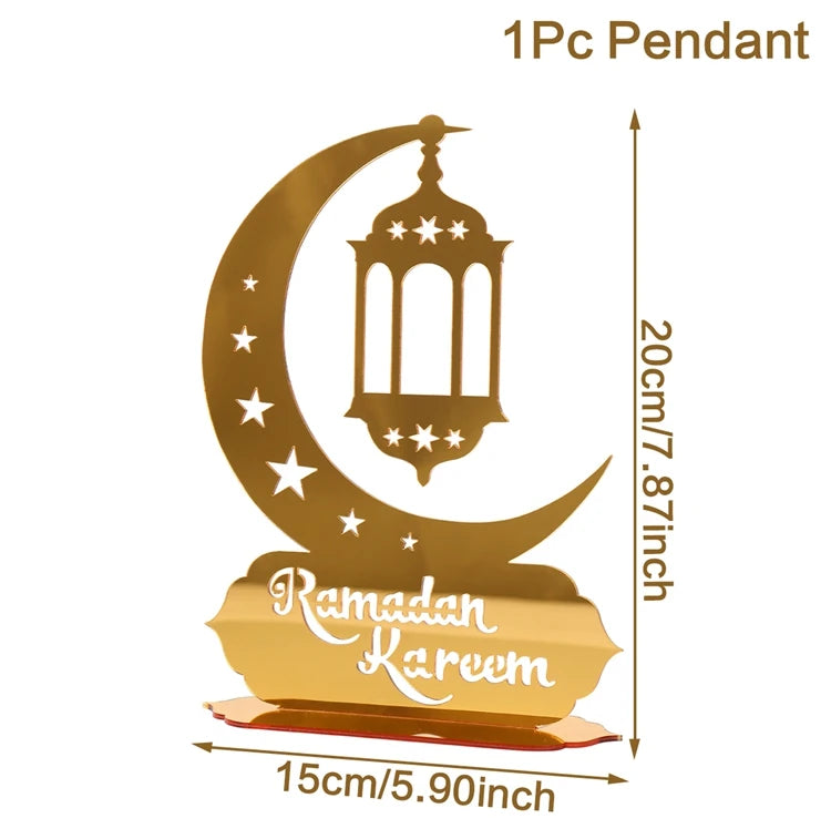 Ramadan Tray Table Centerpieces Plate