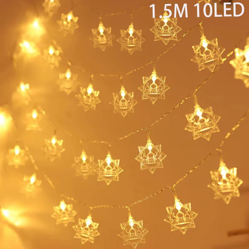 EID Mubarak Moon Star LED