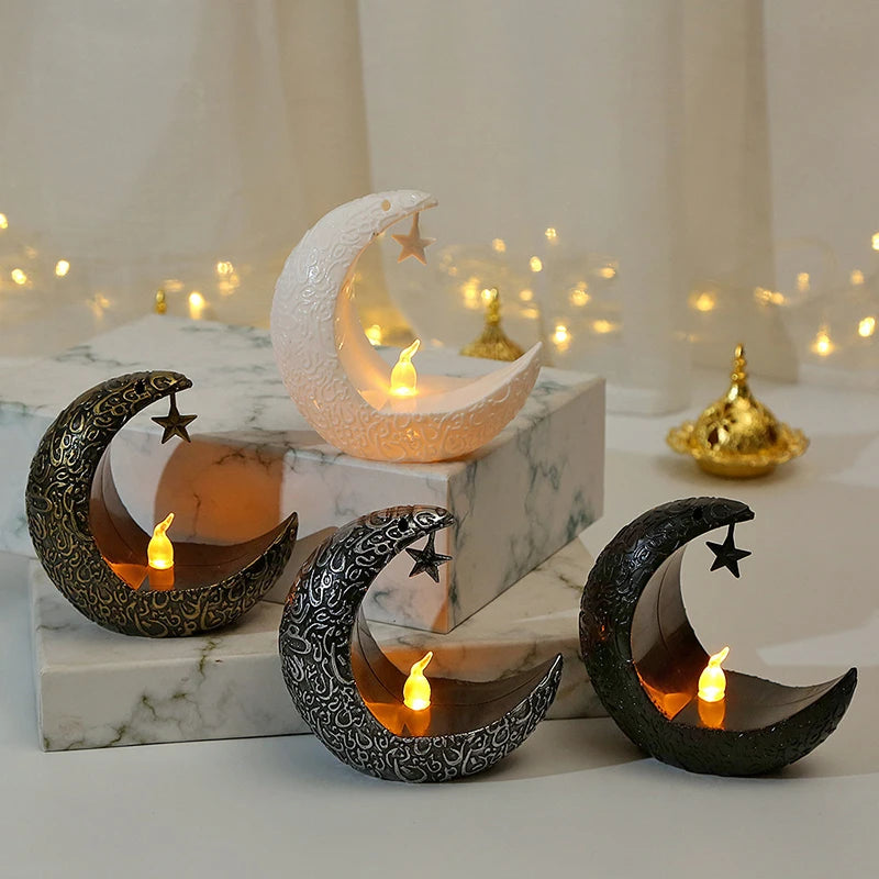 Led Candlestick Star Moon Light