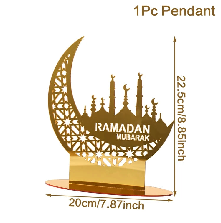Ramadan Tray Table Centerpieces Plate