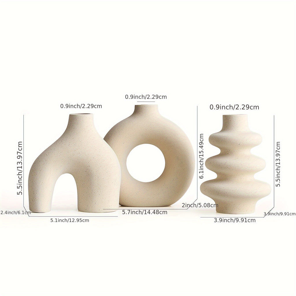 Contemporary Ceramic Vase Set